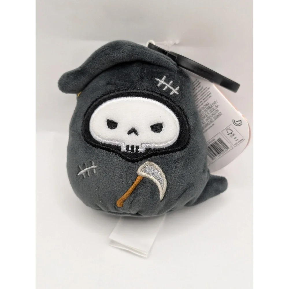 Squishmallows Otto the Grim Reaper 3.5 Inch Halloween Plush Clip On NWT Kellytoy